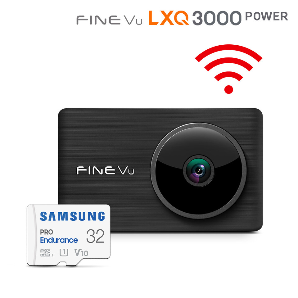 파인디지털, QHD 전후방 블랙박스 '파인뷰 LXQ3000 POWER' 출시