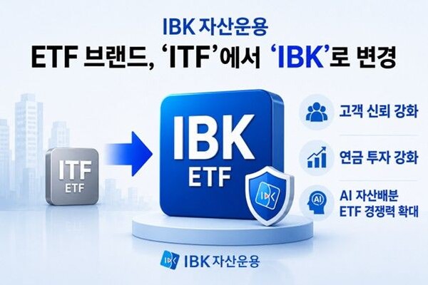 IBK운용, 'ITF'에서 'IBK'로 ETF 브랜드 변경